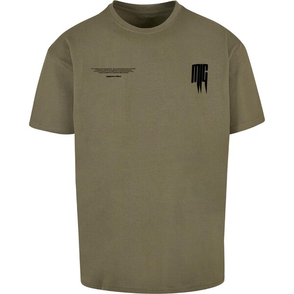 MJ Gonzales Tričko indigo / kaki / čierna 54244059