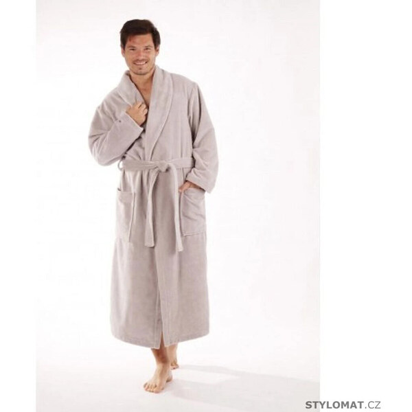 Unisex župan Tampa s kapucňou 3959 sv. hnedý - Vestis 49766034