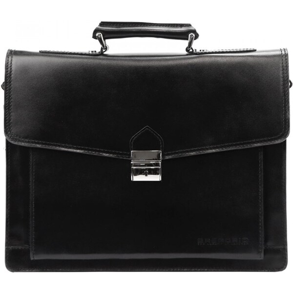 Gregorio Kožená aktovka Pepe SILVER čierna 45252456