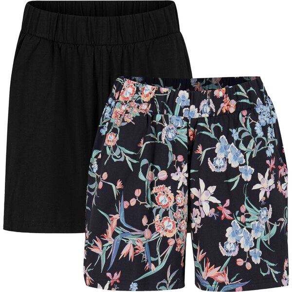 bonprix Džersejové šortky z elastického bavlneného mixu (2 ks), farba 47615161