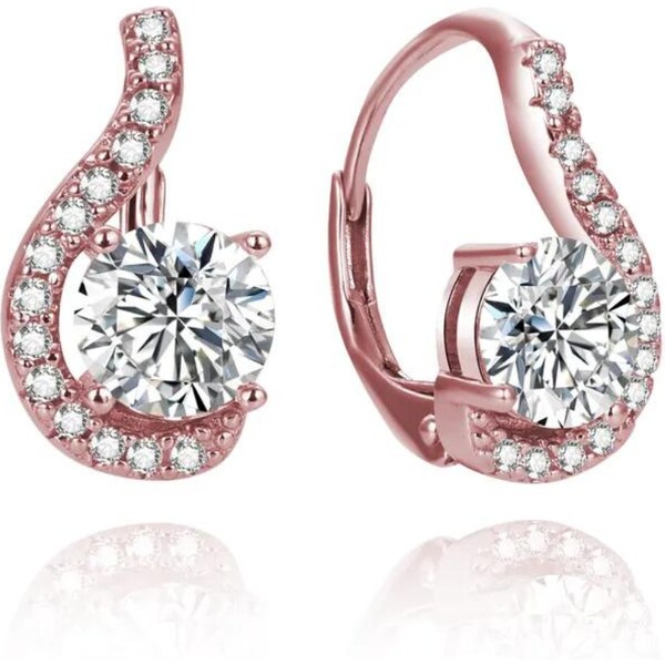 Olivie Romantické strieborné náušnice ROSE 7724 45375815