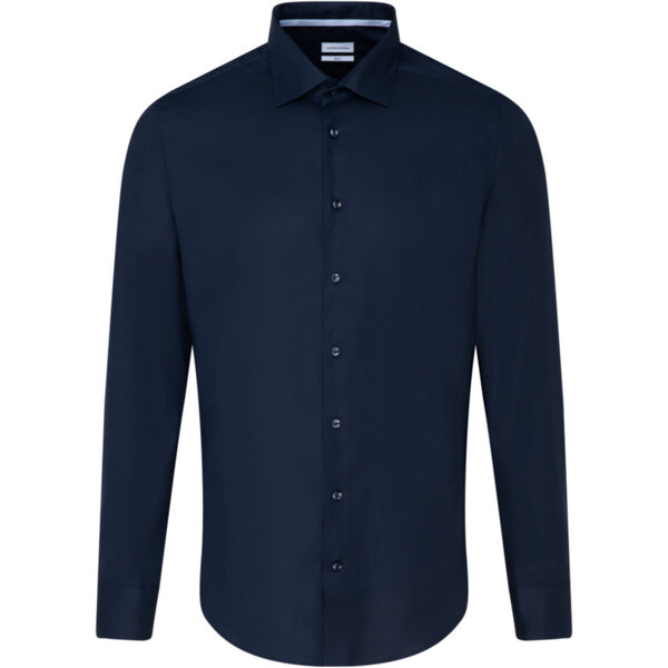 Pánska tenká nežehlivá košeľa tmavo modrej farby Seidensticker 46074311