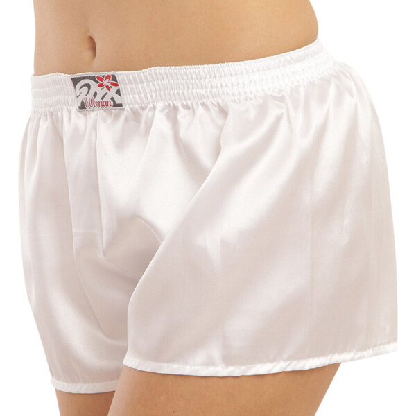 Dámske trenky Styx klasická guma saténové biele (L1061) 45363831