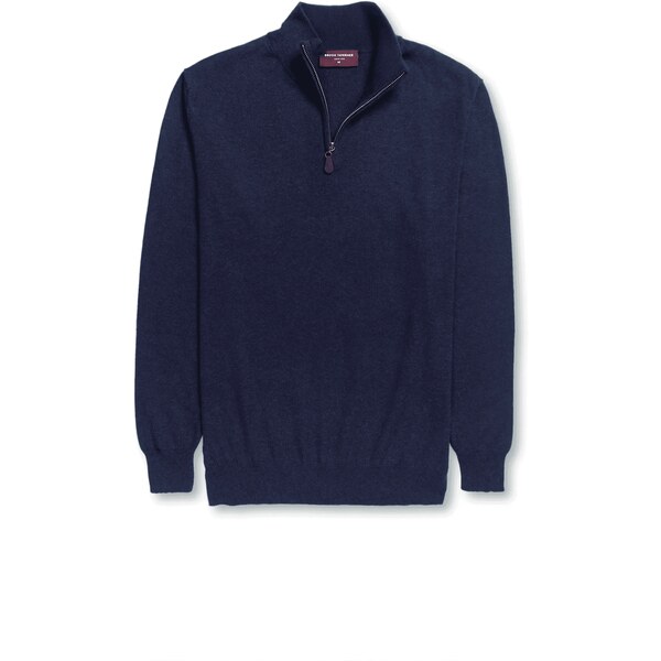 Pánsky elegantný sveter Dallas s 1/4 zipsom Brook Taverner 62676859