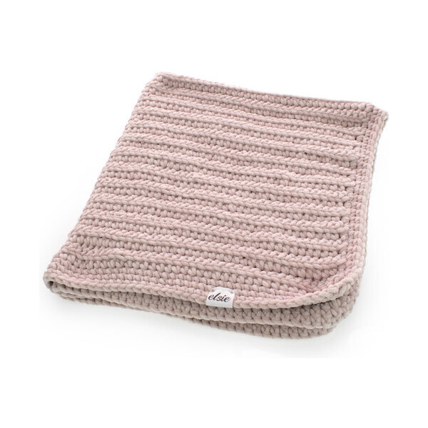 Elsie Háčkovaná deka - rybičkový vzor béžová 56925429