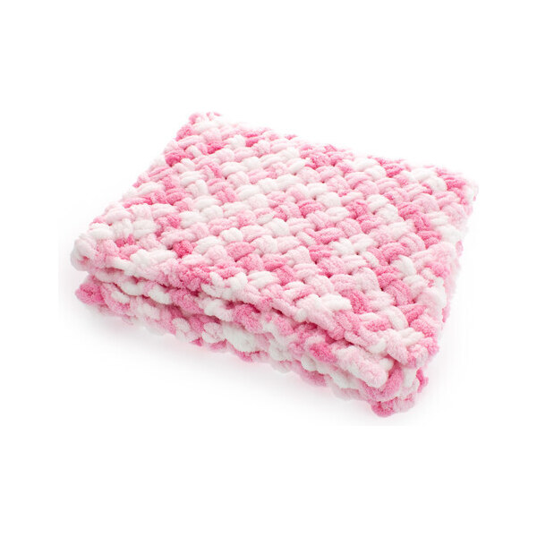 Elsie Puffy color deka - teplá pletená ružová 56925438