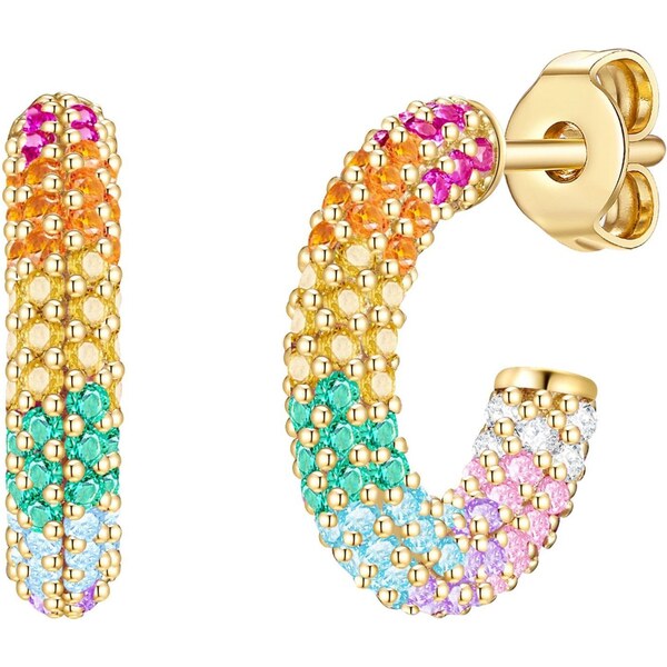 Glanzstücke München Náušnice zlatá / zmiešané farby 66507507