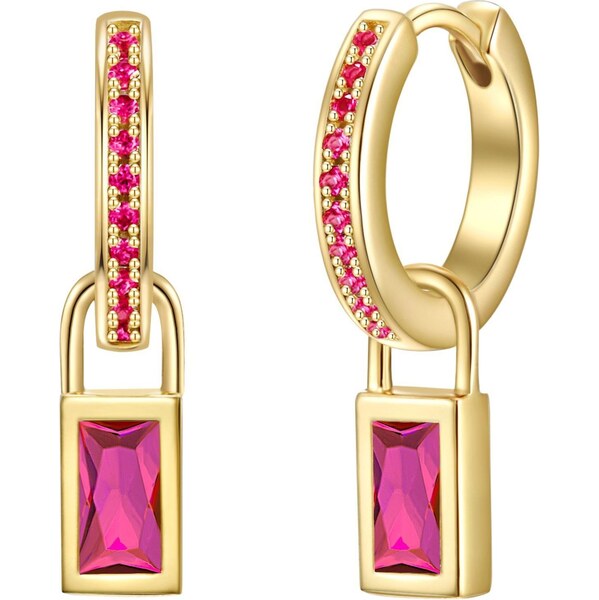 Glanzstücke München Náušnice zlatá / ružová 66507509