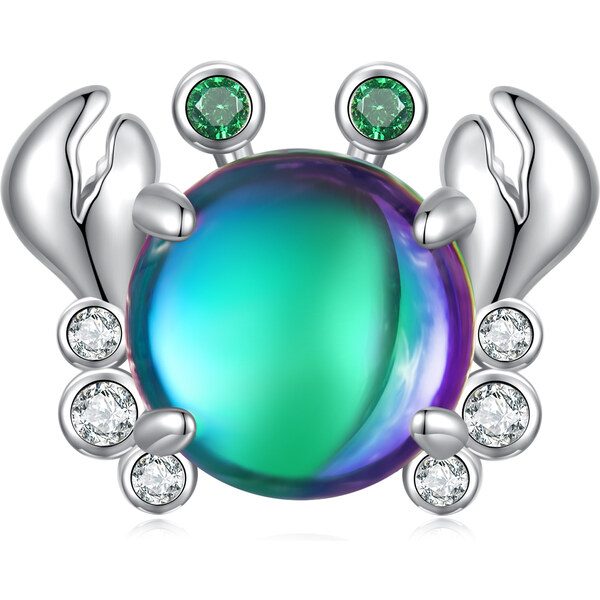 Royal Fashion strieborný prívesok Krab 49213536