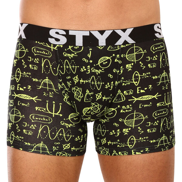 3PACK pánske boxerky Styx long art športová guma viacfarebné (3U13724) 50987732