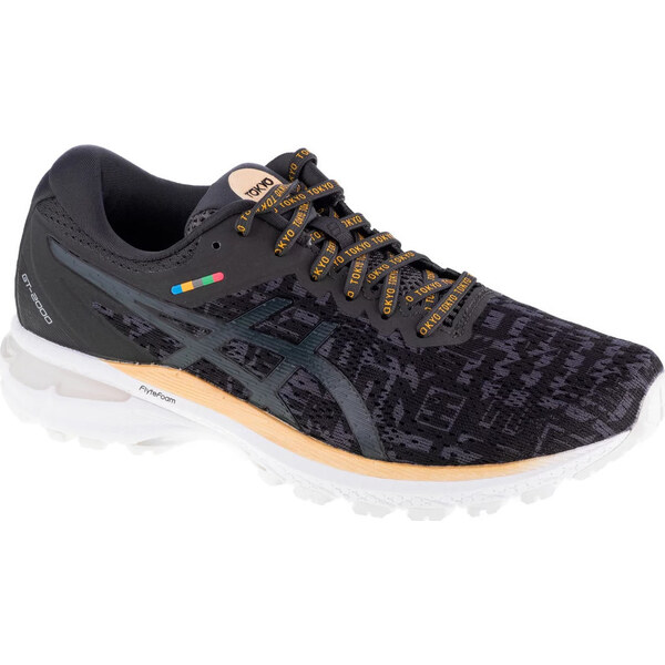 Čierne vzorované športové tenisky Asics GT-2000 8 1012A940-001 45531199