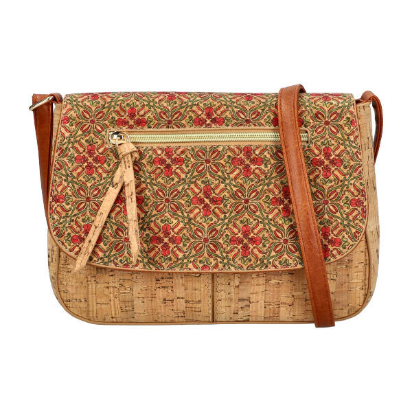 Beast Style Crossbody dámska kabelka v korkovom dizajne 55024 typ 3 45506795