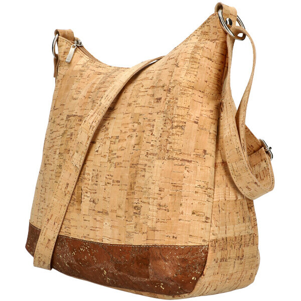 Made in Portugal Korková crossbody dámska kabelka strednej veľkosti 45506803