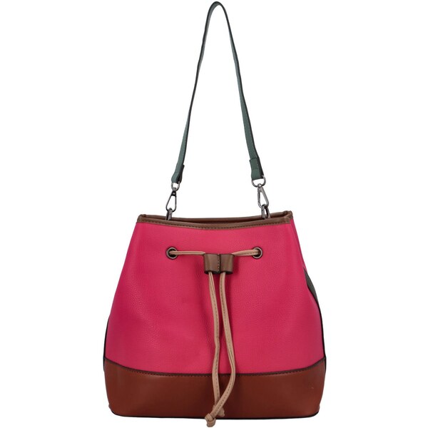 Dámska kabelka cez plece fuchsiová - MaxFly Leronia ružová 45704619