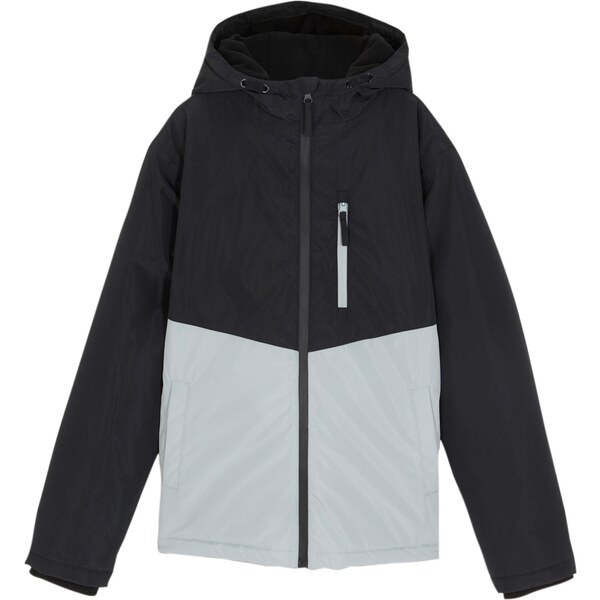 bonprix Zimná bunda s kapucňou, nepremokavá, farba čierna 45535575