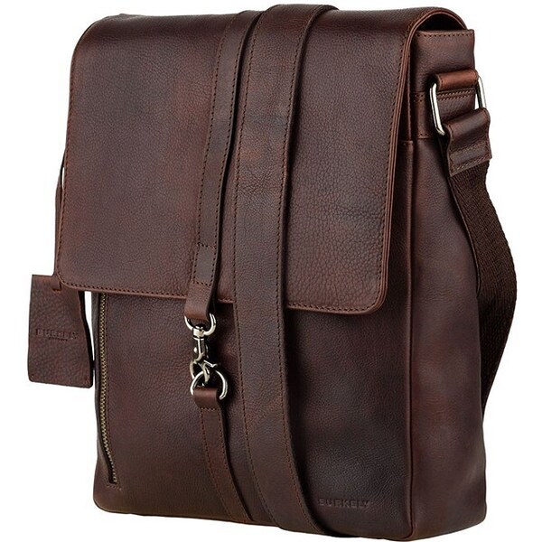 Kožená taška cez rameno UNI Burkely Valerian hnedá 45545312