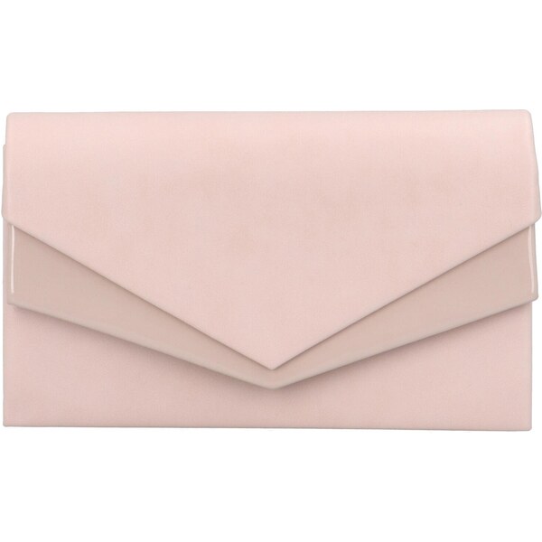 Dámska spoločenská listová kabelka ružová - Delami Monica ružová 45571580