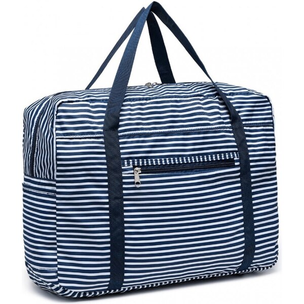 KONO Cestovná taška so vzorom, skladateľná, odolná voči vode, modrá 46832988