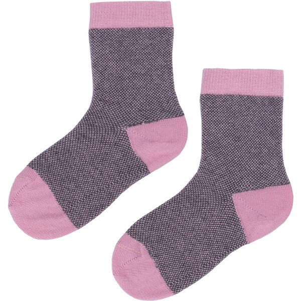 Detské bavlněné ponožky Emel - Čierna-Ružové - 100-76 46771233