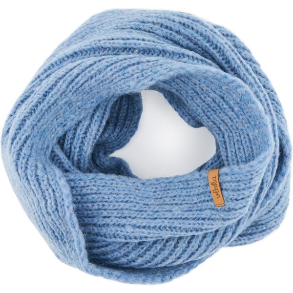 Vlnený šál Vlnka B05 modrá veľkosti oblečenia Uni 45671814