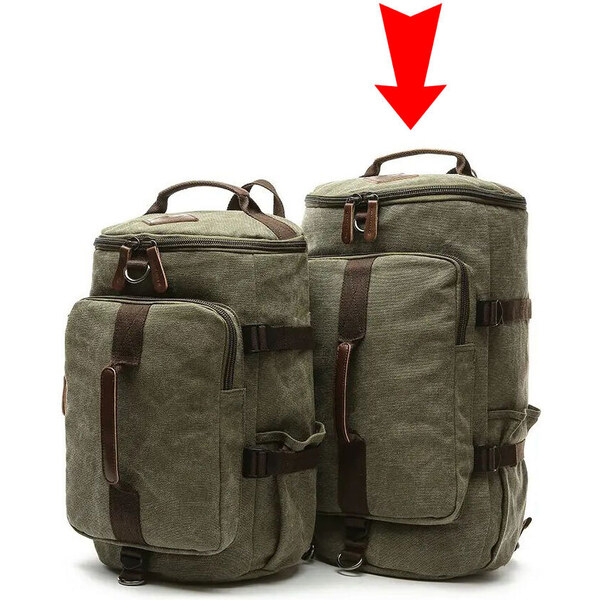 Glara Velká cestovná taška a batoh 2in1 45688096