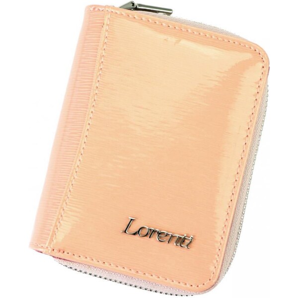 Lorenti Kožená lososovo ružová malá dámska peňaženka RFID 45698303