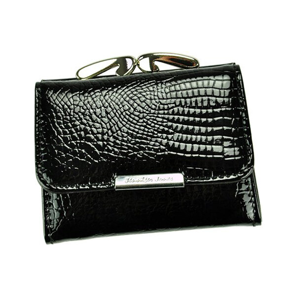 Jennifer Jones Kožená čierna malá dámska peňaženka 45698307