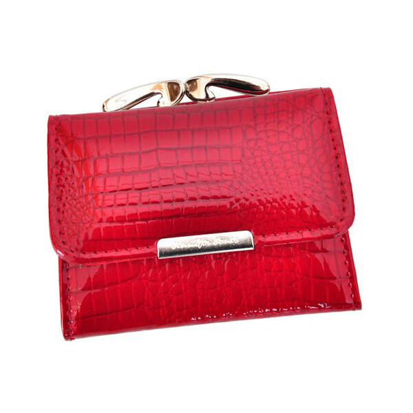 Jennifer Jones Kožená červená malá dámska peňaženka 45698308