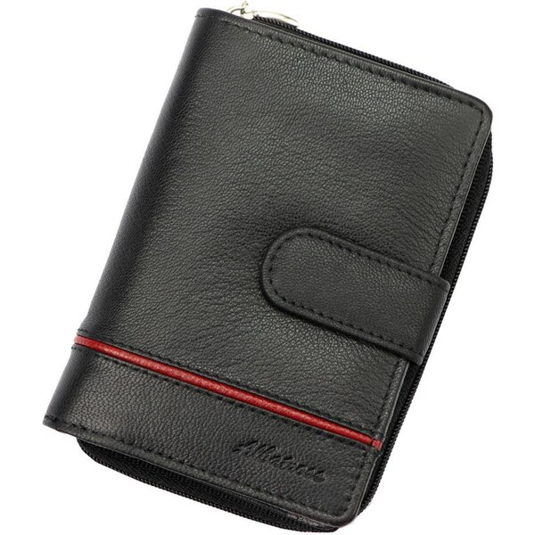 Albatross Kožená čierna matná dámska peňaženka 45698314