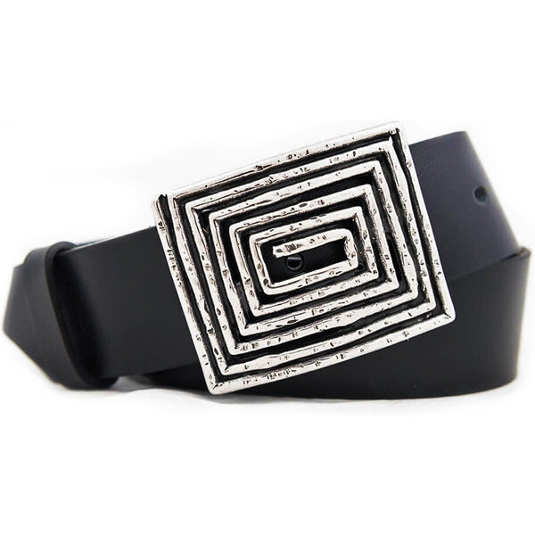 Dámsky kožený opasok čierny (KDP85) 54050066