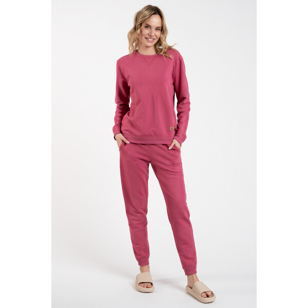 Italian Fashion Dámska tepláková súprava Panama malinová, Farba 45698868