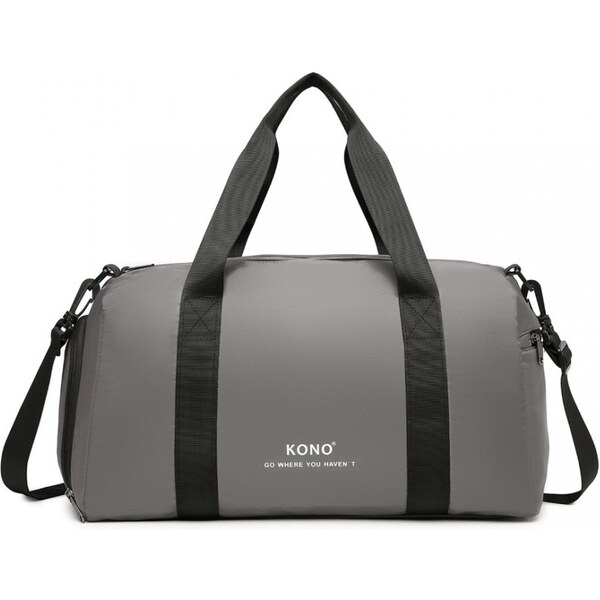 Konofactory Sivá nepremokavá športová taška Sport - veľ. M 65263889