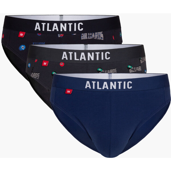 Mens briefs ATLANTIC 3Pack - multicolor 58481059