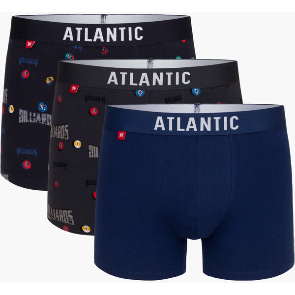 Mens boxers ATLANTIC 3Pack - multicolor 50521446