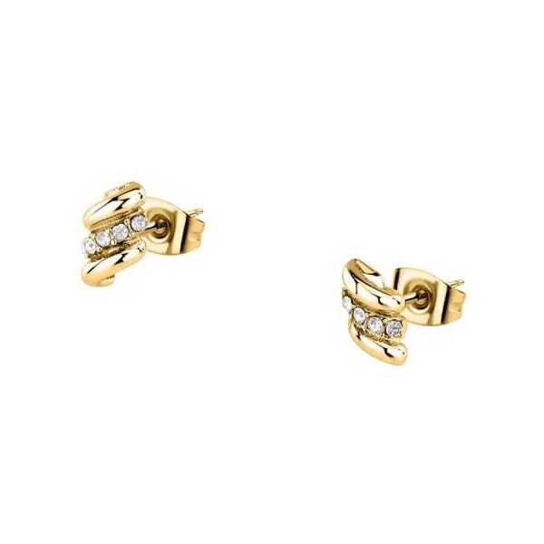 Morellato Moderné pozlátené náušnice s kryštálmi Torchon SAWZ11 66584341