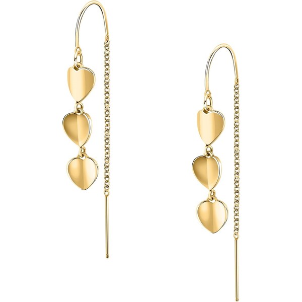 Morellato Romantické pozlátené visiace náušnice Pailettes SAWW06 66583202