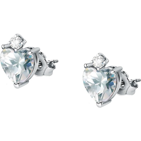 Morellato Romantické strieborné náušnice Srdce Tesori SAIW162 66595125