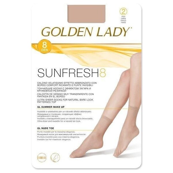 Tenké ponožky SUNFRESH 8 DEN Golden Lady 41341035