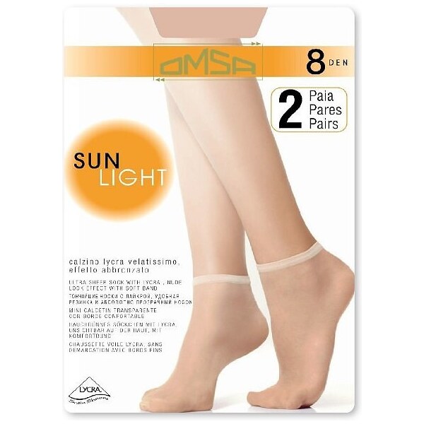 Tenké ponožky SUN LIGHT 8 DEN Omsa 62426655