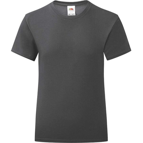 Iconic Fruit of the Loom Graphite T-shirt 50521828