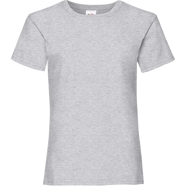 Valueweight Fruit of the Loom Girls T-shirt 50574657