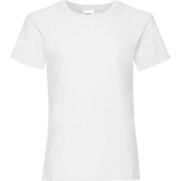 Valueweight Fruit of the Loom Girls T-shirt 50591147