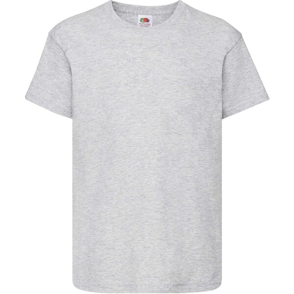 Grey T-shirt for Children Original Fruit of the Loom 50574670