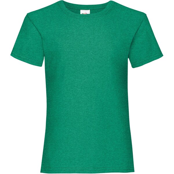 Valueweight Fruit of the Loom Girls Green T-shirt 50574709