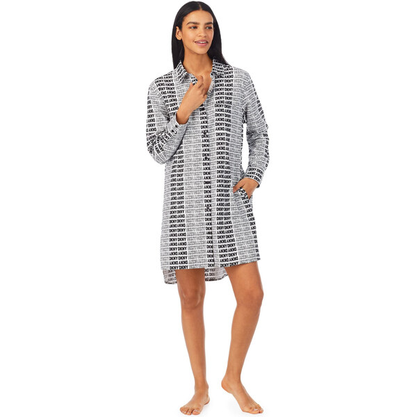 Dámska nočná košeľa YI2322669 103 biela s potlačou - DKNY 49769049
