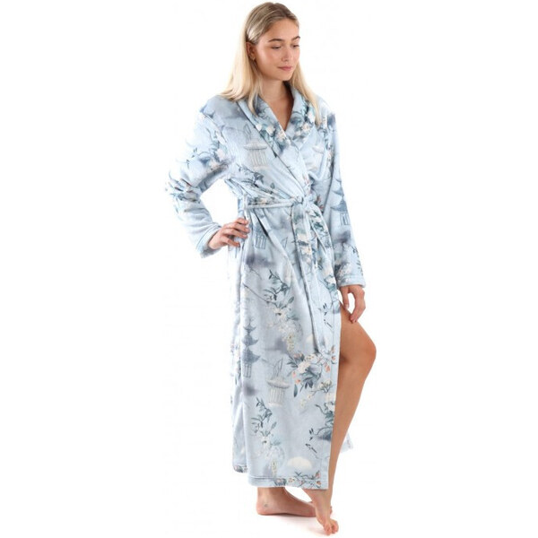 Dámsky župan Miya 2126 0013 Svetlosivá japonská záhrada - Vestis 49767553