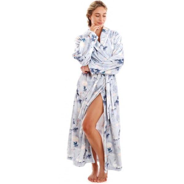 Dámsky župan Yuna 2126 0014 Svetlosivá žeriavy - Vestis 49767554