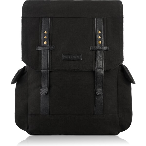PAOLO PERUZZI Pánsky batoh na notebook 4A | čierna E-03-BL 45794351