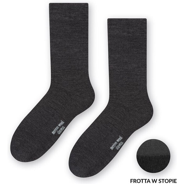 Pánske ponožky Steven art.130 Merino Wool 41-46 53440756