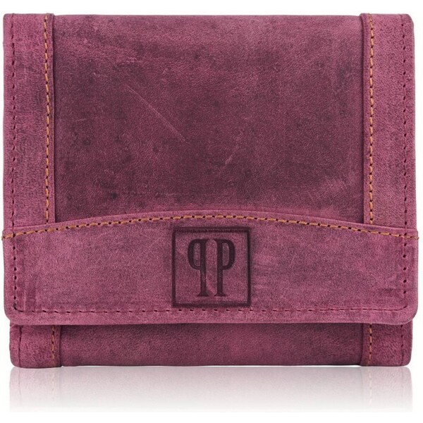 PAOLO PERUZZI Dámska kožená peňaženka Vintage T-70-CHR | ružová T-70 45802285